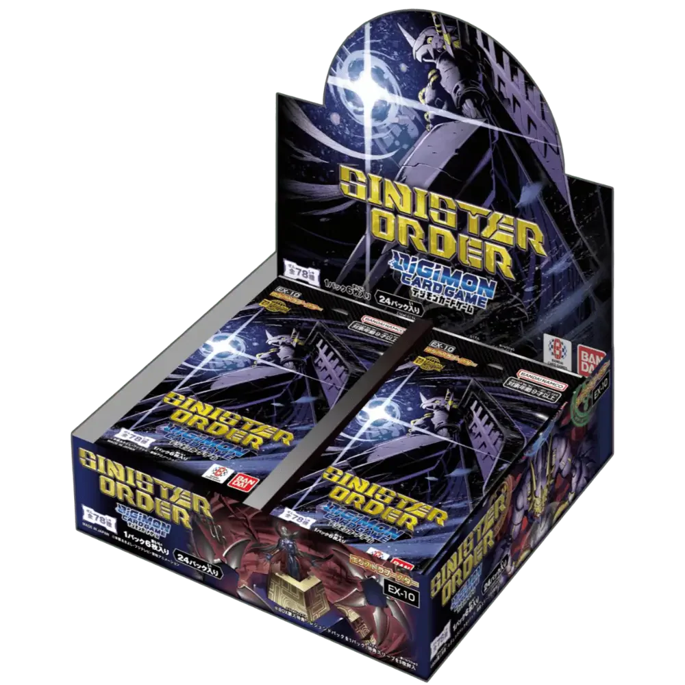 DIGIMON EX10 SINISTER ORDER EXTRA BOOSTER BOX