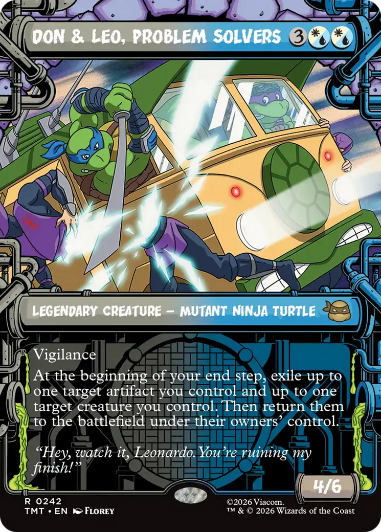 Don & Leo, Problem Solvers (Showcase) [Teenage Mutant Ninja Turtles]