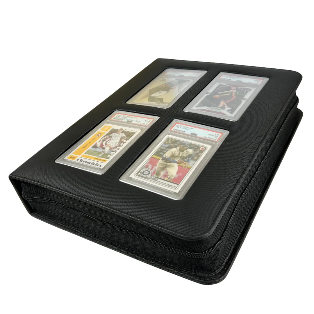 Evo Retro - Premium Card Slab Binder with Window - Black - Image 2