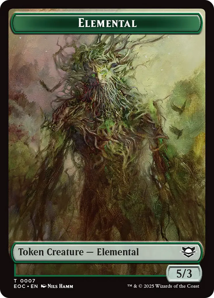 Insect // Elemental (0007) Double-Sided Token [Edge of Eternities Tokens] - Image 2