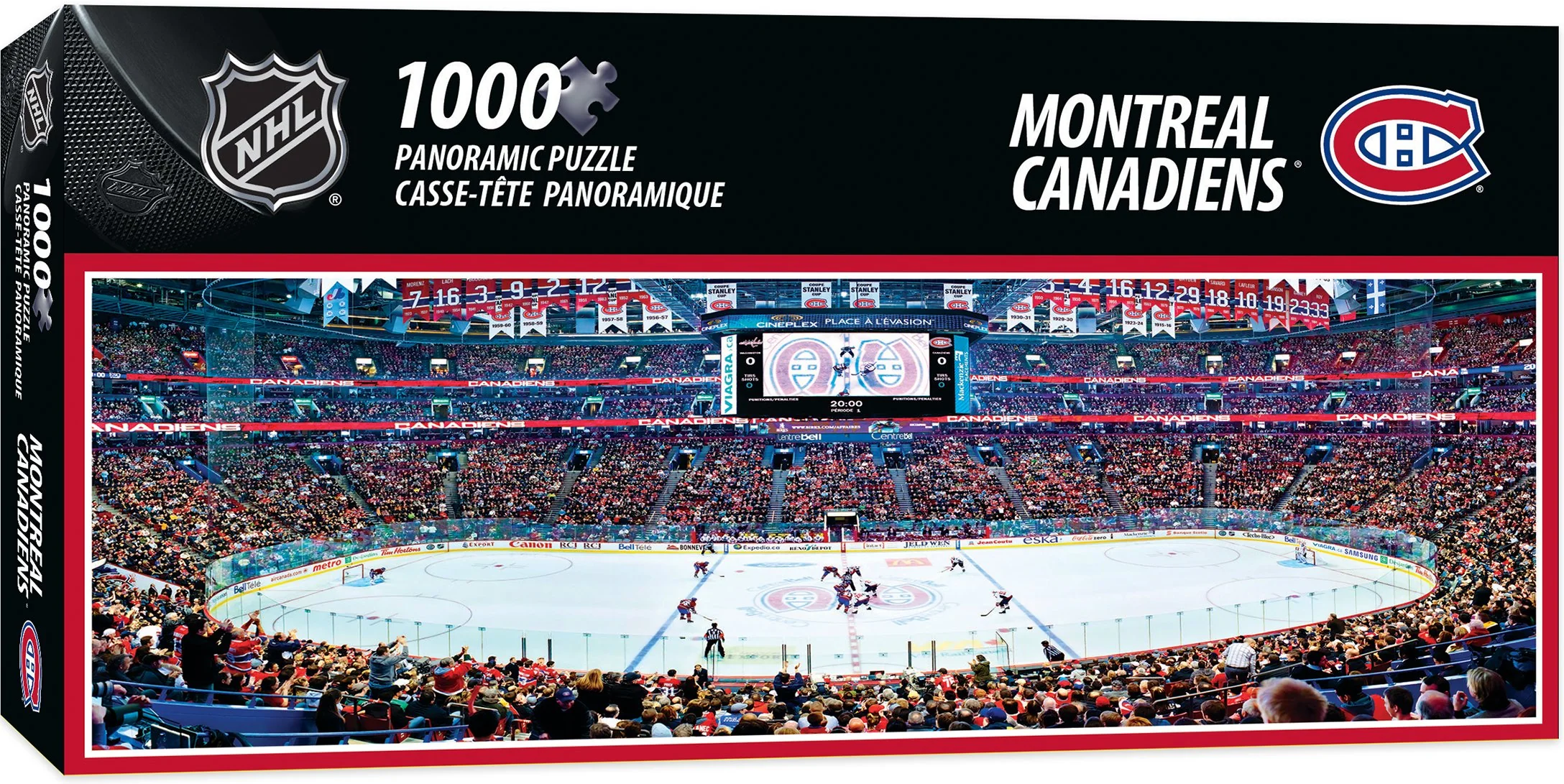 NHL Montreal Canadians - Panoramic Puzzle (1000 pcs)