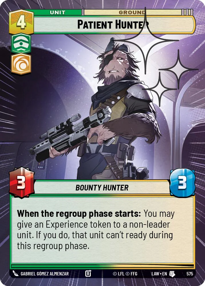 Patient Hunter (337) (Hyperspace Foil) (337) [A Lawless Time]