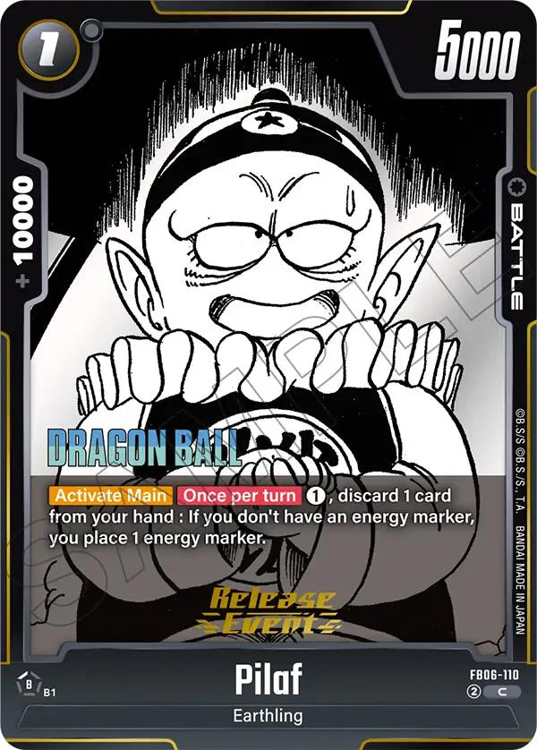 Pilaf [Manga Booster 02 Release Event Cards]