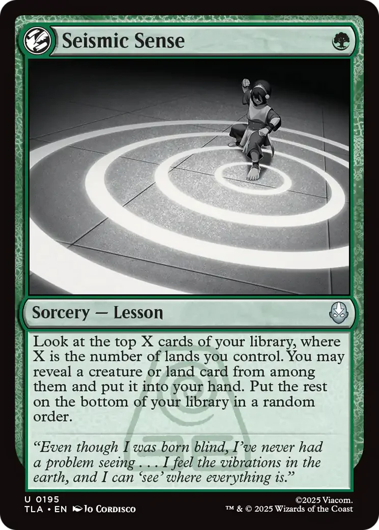 Seismic Sense [Avatar: The Last Airbender]