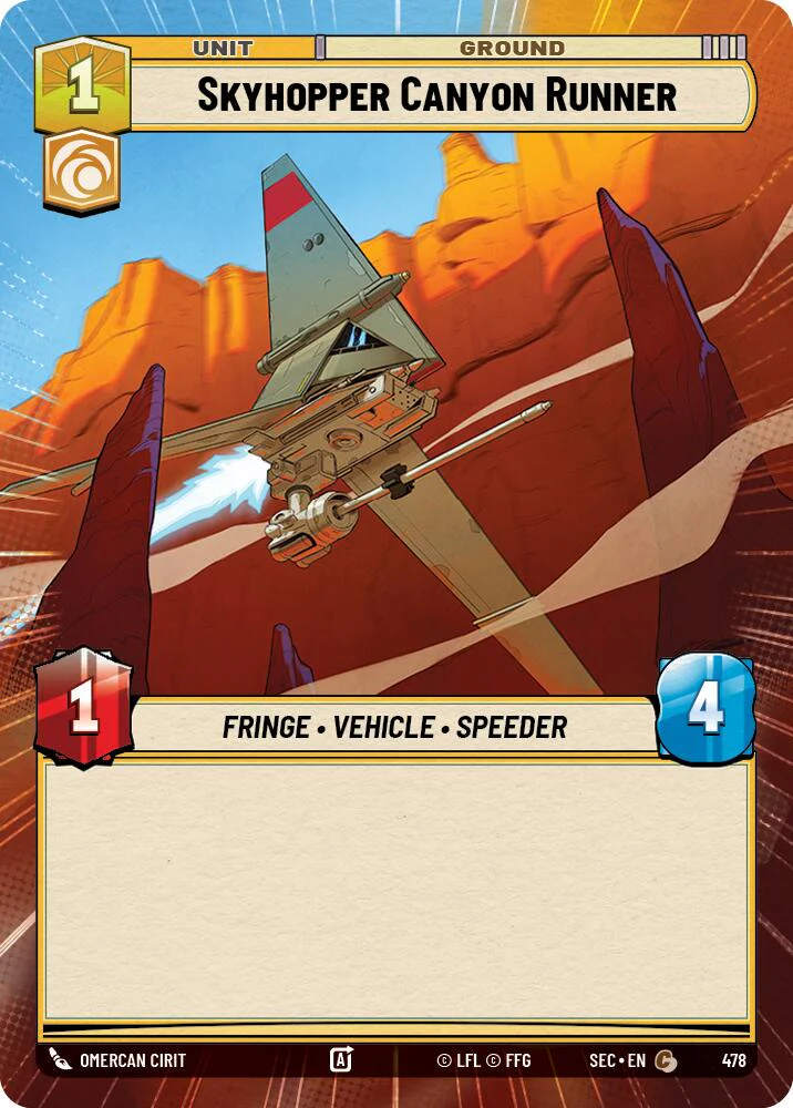 Skyhopper Canyon Runner (478) (Hyperspace) (478) [Secrets of Power]